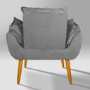 Ver imagem 6 de Kit 2 Poltronas Opala:cinza
