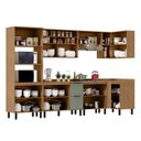 Ver imagem 2 de Cozinha Modulada Toscana 7 Peças Mdf com Aéreo 1200 Porta de Vidro Basculante e Armários Canto