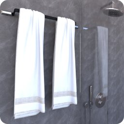 Kit Acessórios Para Banheiro Preto e Cromo Empire 6 peças - 4