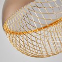 Ver imagem 2 de Lustre Pendente Nordecor Rezi 2933 25cm Cobre / Dourado Brilho Led Bivolt
