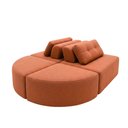 Ver imagem 1 de Sofá Modular Cielo 4 Lugares Design Orgânico Moderno 204cm Bouclê - Montanari's Decor