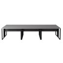 Ver imagem 4 de Mesa Trabalho Escritório 6 Pessoas 360cm Pé Metal F5 Office Cor:cinza Sagrado com Preto