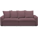 Ver imagem 3 de Sofá Retrátil Reclinável para Sala de Estar Living 215cm Vêneto F04 Veludo Lilás - Lyam Decor