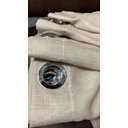 Ver imagem 4 de Cortina no Tecido Linho Flamê Bege com Forro Microfibra Branco - 1,35l X 2,60a