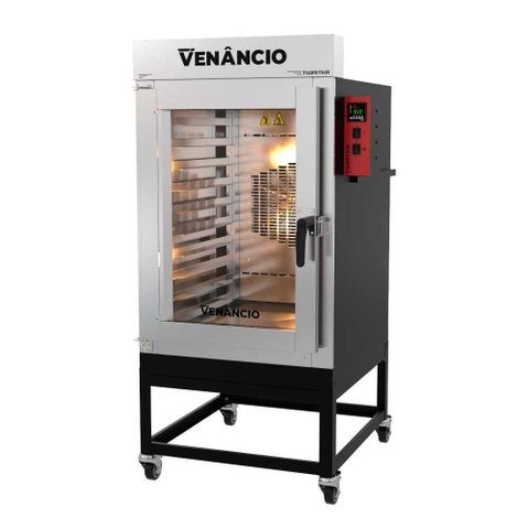 Forno Turbo Elétrico Twister 10 Esteiras Externo e Interno Aço Carbono Fvt10e 380v - Venâncio