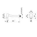 Ver imagem 2 de Kit com 2 Torneira para Lavatório de Parede Basic Plus Celite Prata/Cromado