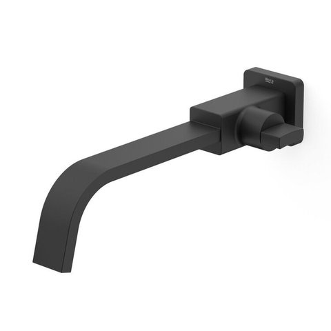 Kit com 2 Torneira para Lavatório de Parede Virtus Matte Black Preto Celite