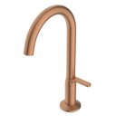 Ver imagem 4 de Kit com 2 Torneira para Lavatório Mesa Bica Baixa Design Rosa/Rose Gold Matte Celite