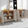 Buffet 190cm Adega 050520 e Cristaleira 4 Portas 50519 Off White Cedro Dcasa - 7