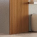 Ver mais imagens de Painel Ripado Toronto 2,50x0,58x3,3mm(1,45)m² Ecorevest Marrom/Freijó