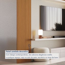 Painel Ripado Toronto 2,50x0,58x3,3mm(1,45)m²  Ecorevest - 4
