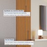 Painel Ripado Toronto 2,50x0,58x3,3mm(1,45)m²  Ecorevest - 5