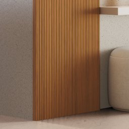 Painel Ripado Toronto 2,50x0,58x3,3mm(1,45)m²  Ecorevest - 8