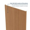 Ver imagem 3 de Painel Ripado Toronto 2,50x0,58x3,3mm(1,45)m² Ecorevest Marrom/Freijó