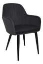 Ver mais imagens de Cadeira Poltrona Vintage Eames em Tecido de Veludo Preto