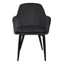 Ver imagem 7 de Cadeira Poltrona Vintage Eames em Tecido de Veludo Preto