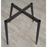 Cadeira Poltrona Vintage Eames em Tecido de Veludo Preto:veludo Preto/preto/listras - 5