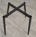 Ver imagem 5 de Cadeira Poltrona Vintage Eames em Tecido de Veludo Preto