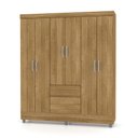 Ver imagem 1 de Guarda Roupa Solteiro 6 Portas 153 Cm Rio Plus Branco - Pallazio