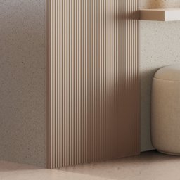 Painel Ripado Toronto 2,50x0,58x3,3mm(1,45)m²  Ecorevest - 8