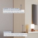 Ver imagem 5 de Painel Ripado Toronto 2,50x0,58x3,3mm(1,45)m² Ecorevest Bege