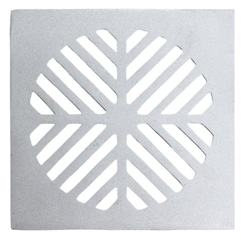 Ralo Quadrado p/ Caixa Sifonada Aluminio 15cm Costa Navarro