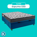 Ver imagem 4 de Cama Box Bau + Colchão Casal D33 Iso100 Ortobom