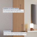 Ver imagem 5 de Painel Ripado Toronto 2,50x0,58x3,3mm(1,45)m² Ecorevest Marrom/Itapuã