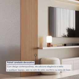 Painel Ripado Toronto 2,50x0,58x3,3mm(1,45)m²  Ecorevest - 4