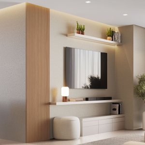 Painel Ripado Toronto 2,50x0,58x3,3mm(1,45)m²  Ecorevest