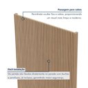 Ver imagem 6 de Painel Ripado Toronto 2,50x0,58x3,3mm(1,45)m² Ecorevest Marrom/Itapuã