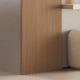 Painel Ripado Toronto 2,50x0,58x3,3mm(1,45)m²  Ecorevest - 8