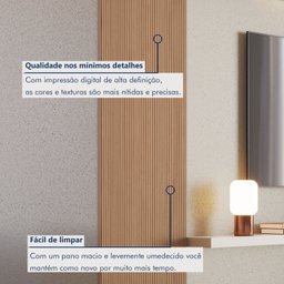 Painel Ripado Toronto 2,50x0,58x3,3mm(1,45)m²  Ecorevest - 5