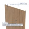 Painel Ripado Toronto 2,50x1,16x3,3mm(2,9)m²  Ecorevest - 6