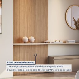 Painel Ripado Toronto 2,50x1,16x3,3mm(2,9)m²  Ecorevest - 4