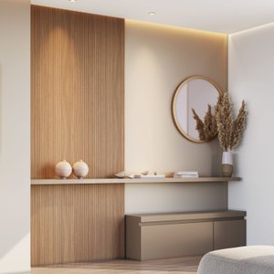 Painel Ripado Toronto 2,50x1,16x3,3mm(2,9)m²  Ecorevest