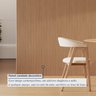 Painel Ripado Toronto 2,50x2,32x3,3mm(5,8)m²  Ecorevest - 4