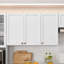 Ver imagem 4 de Armário Cozinha 120cm 3 Portas Unna - Branco