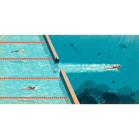 Breaking Barrier Canaleta 80x53cm Preta