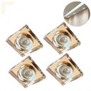 Ver imagem 6 de 4 Spot Embutir de Cristal Espelhado Rose Mr16 Corredor Lup66