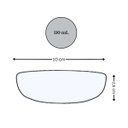 Ver imagem 4 de Kit 50 Molheira Porta Shoyu Tigela 110mL Sushi Nozoki Creme Mesclado 10cm Prattos