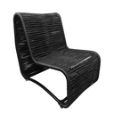 Ver imagem 2 de Poltrona Descanso Lotus em Aço e Corda Náutica para Varanda Gourmet Moderna