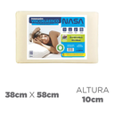 Ver imagem 3 de Kit 3 Travesseiro Nasa-X Original Viscoélastico Cervical 38x58x10