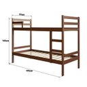 Ver imagem 3 de Beliche Solteiro Uno de Madeira Maciça com Lastro