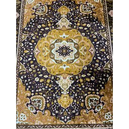 Tapete 2,50x2,00 Sala Quarto Belga Persa Turco Indiano Luxo: Ouro - 1