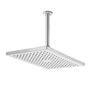 Kit com 3 Chuveiro com Tubo de Teto Retângular 360x240 Mm Rainsense Roca