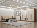 Ver imagem 1 de Guarda Roupa Casal Royal 6 Gavetas com Espelho Nh Rei de Casa Cumaru/Fendi