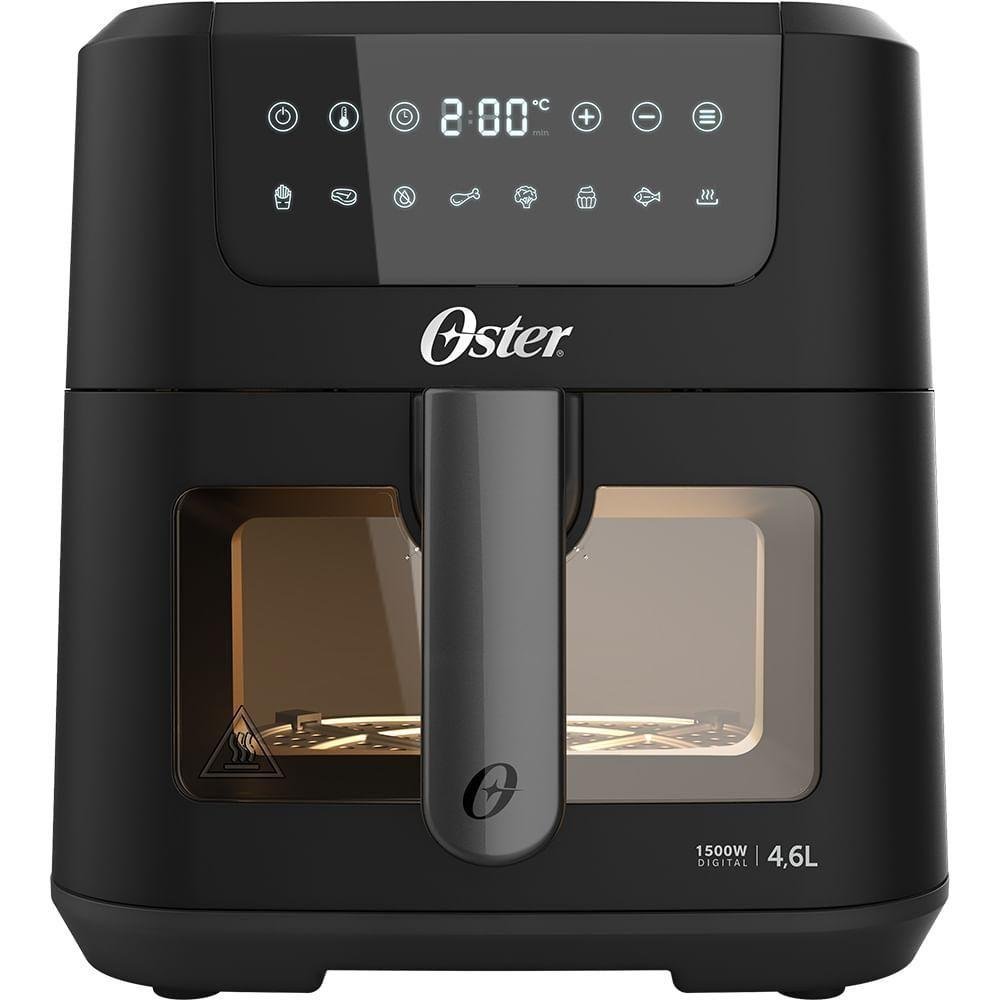 Kit Digital Oster Fritadeira Clear e Chaleira Black 220v - 7
