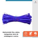 Ver imagem 4 de Abraçadeira Nylon Starfer Azul 300mm X 3,6mm 100