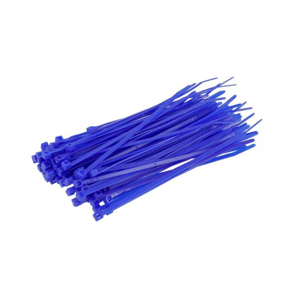 Abraçadeira Nylon Starfer Azul 300mm X 3,6mm 100 - 1